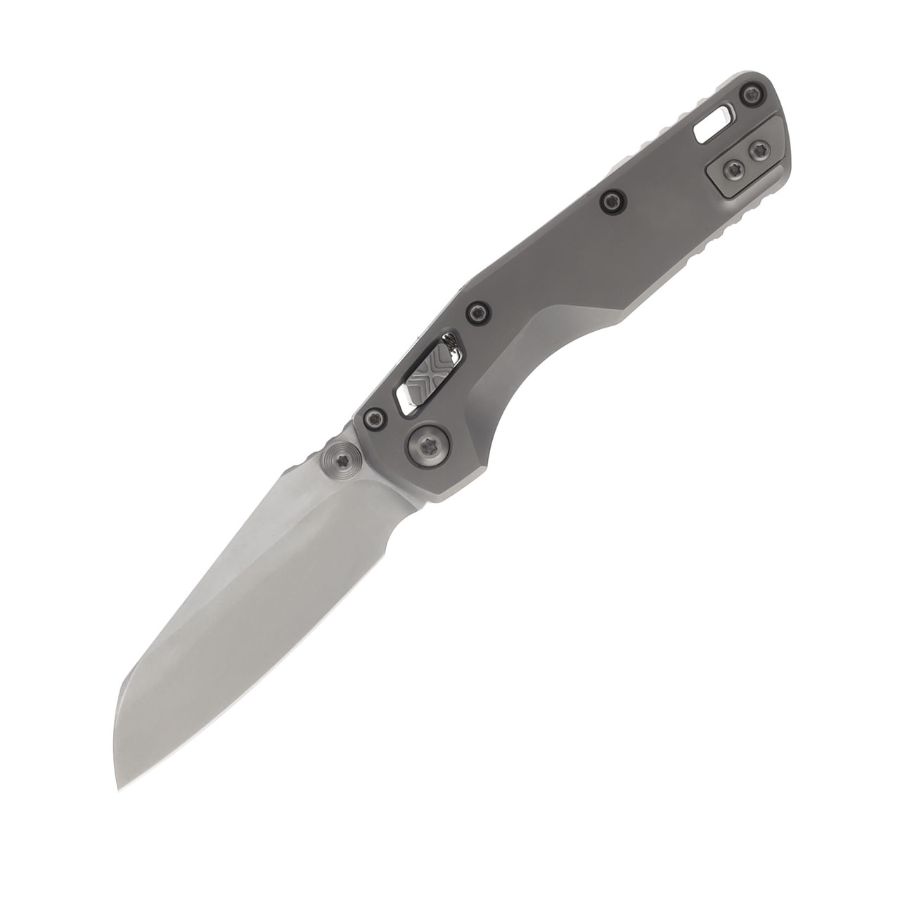 Microtech MSI RAM-LOK Mini Folding Knife S/E Two Tone SW BB TI Handle–BB Hardware MT210MSWBBTIBBMCK