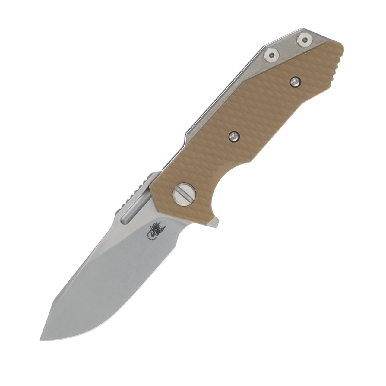 Hinderer Halftrack Slicer Coyote – Stonewash 2.75in Plain Stonewash Slicer 1