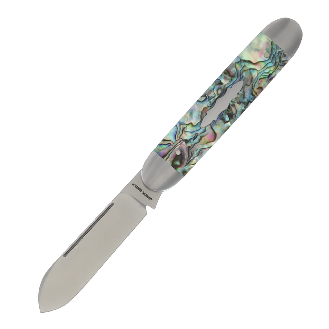 Jack Wolf Equal End Folding Knife Abalone 1