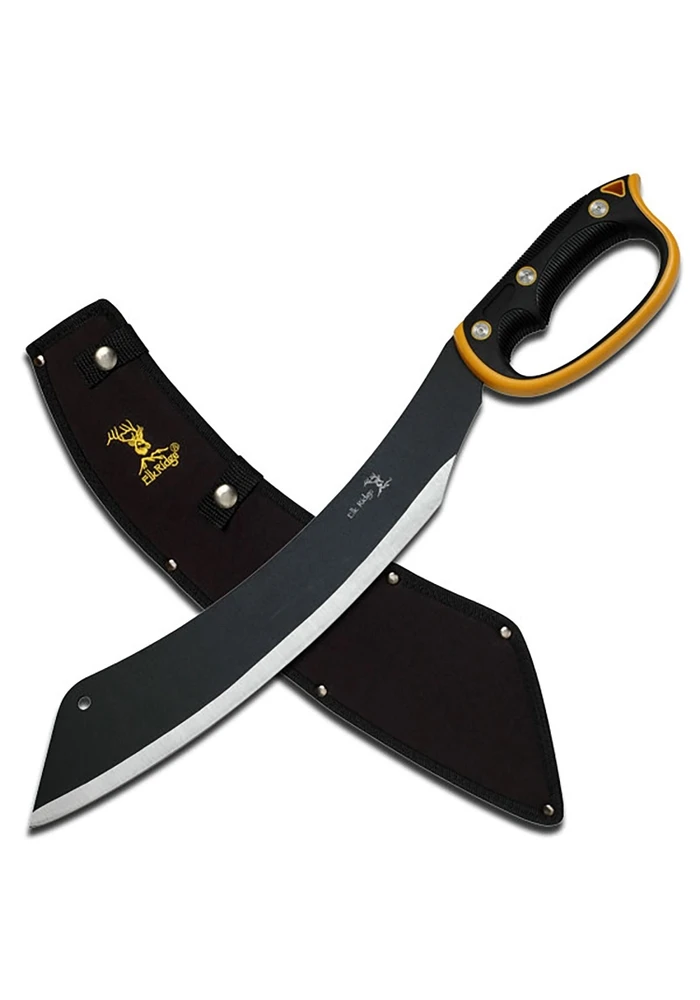 Elk Ridge Machete/Orange & Black Handle MCER280SO