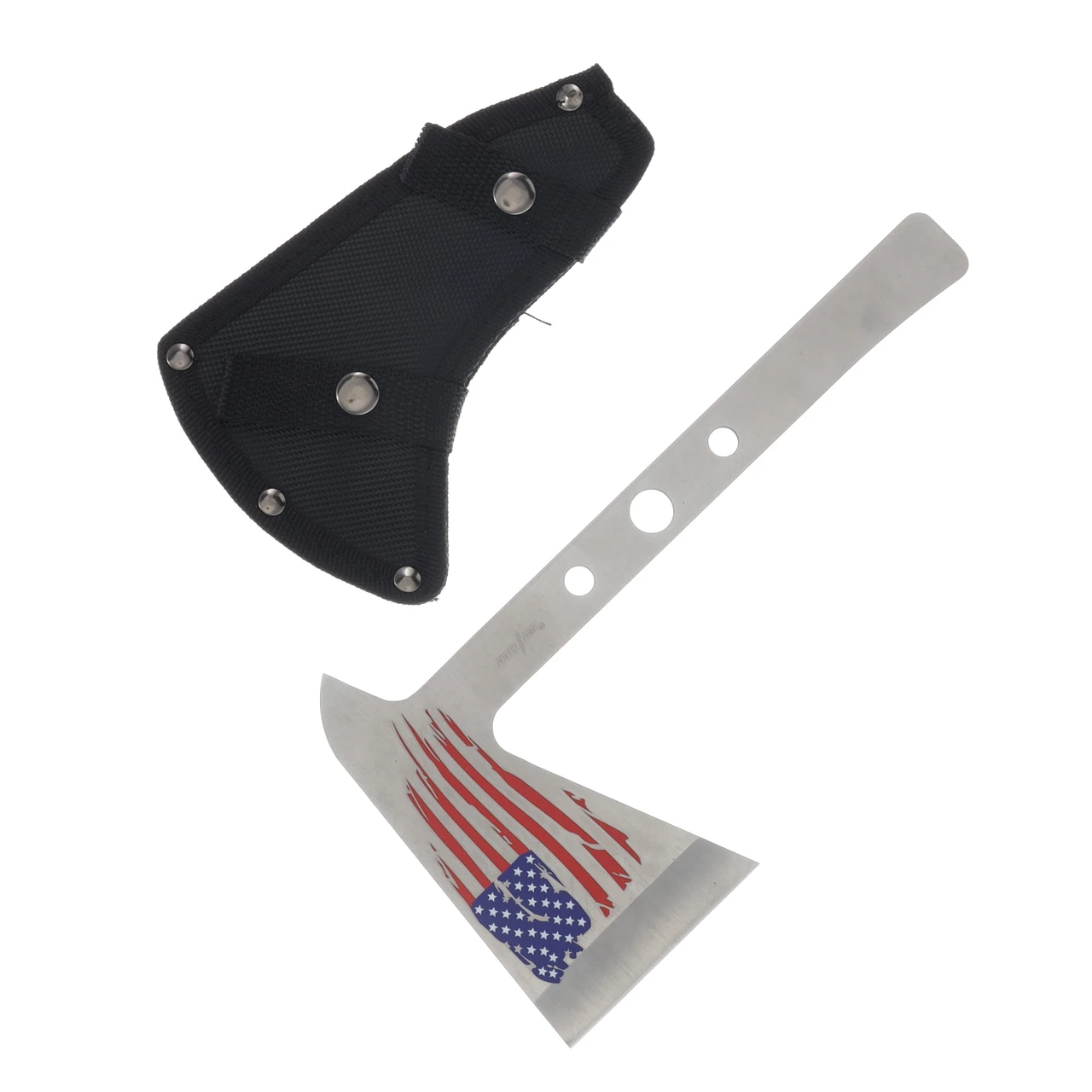 Perfect Point Throwing Axe USA Flag Stainless Steel 9.5in MCPP1241SL