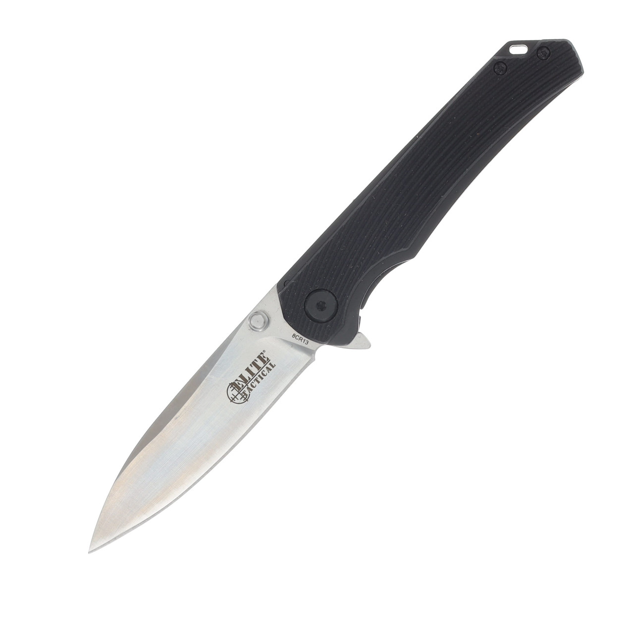 Elite Tactical Satin Linerlock Black MCETFDR002BK