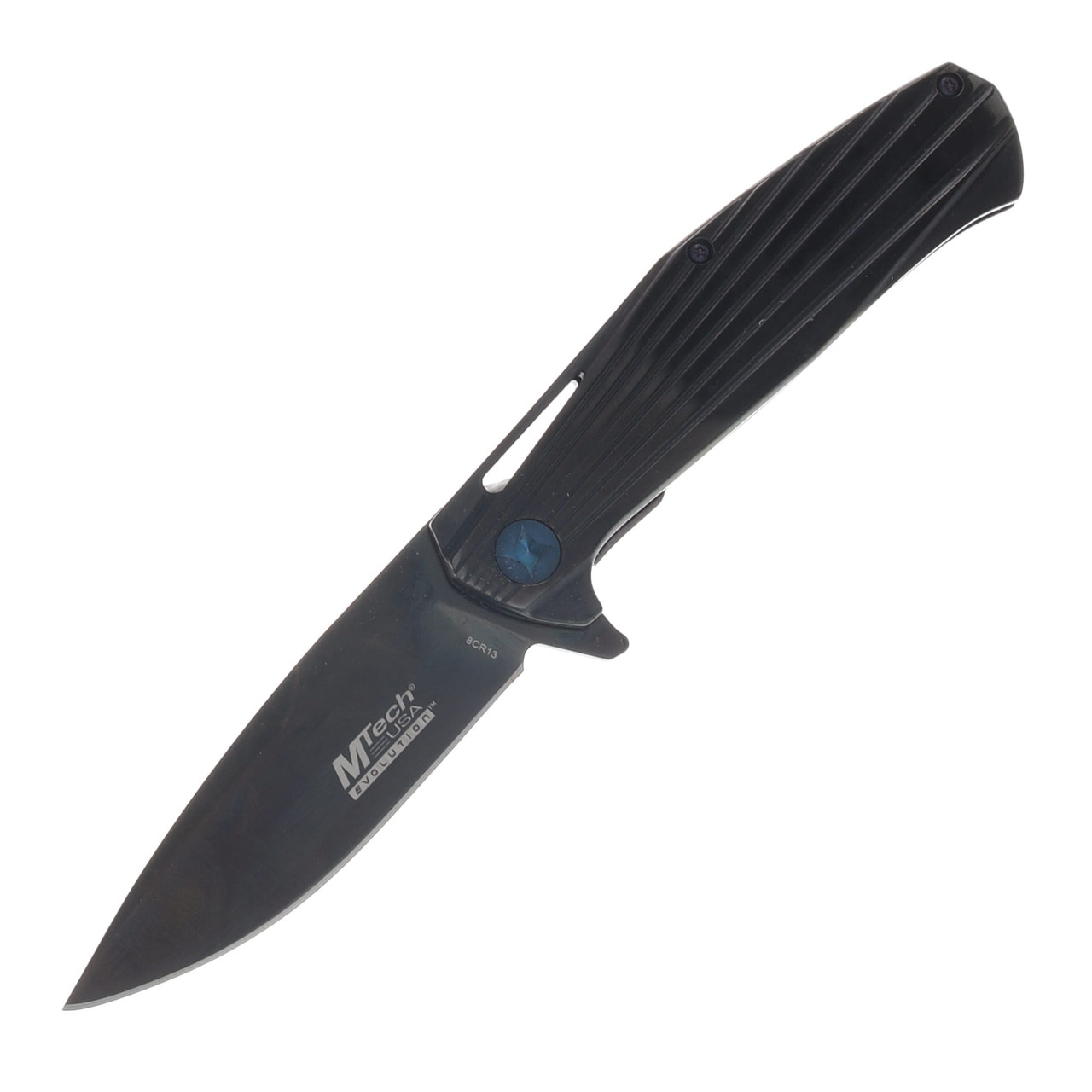 MTech Evolution Framelock/All Black MCMTEFDR005GS - Smoky Mountain