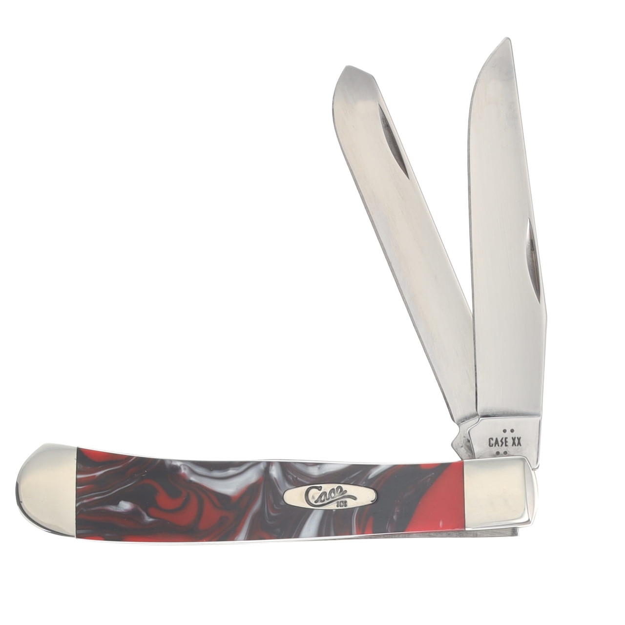 Case XX Premier Edition Man In Black Corelon Trapper Folding Knife CA9254MB