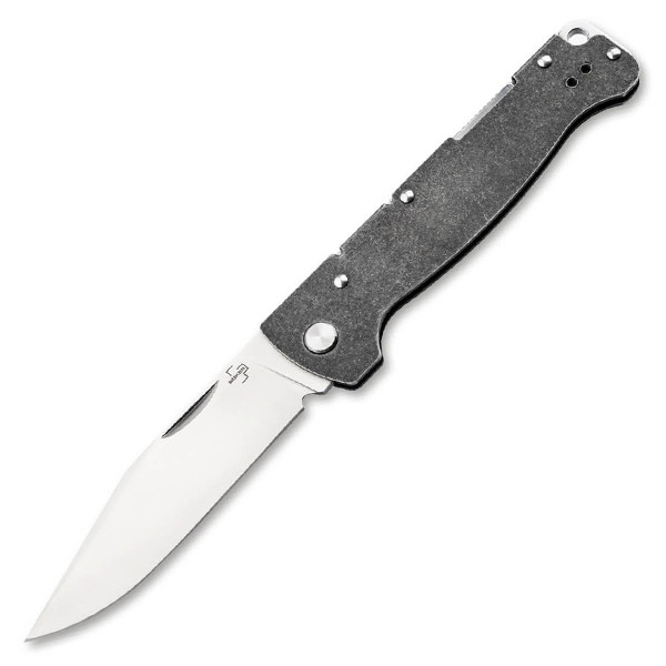 ニスケンバッカー Boker Plus Atlas Backlock Big Folding Knife Black SS Handle 12C27