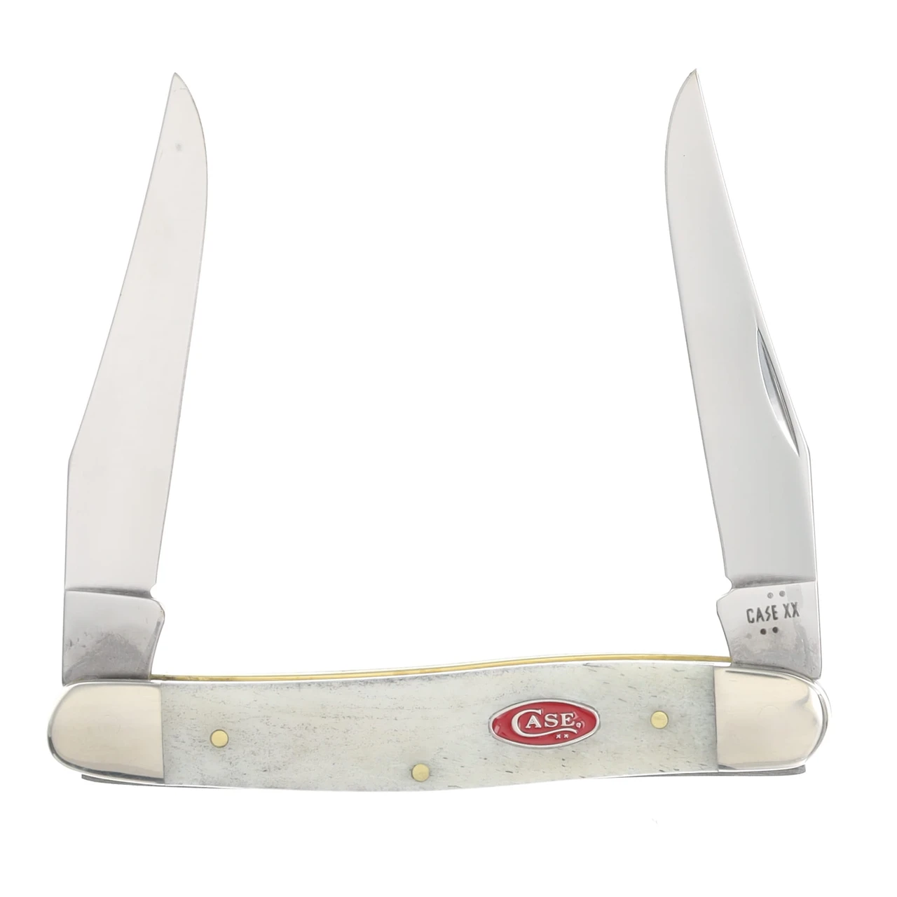 Case XX Natural Bone Muskrat Folding Knife CA14022