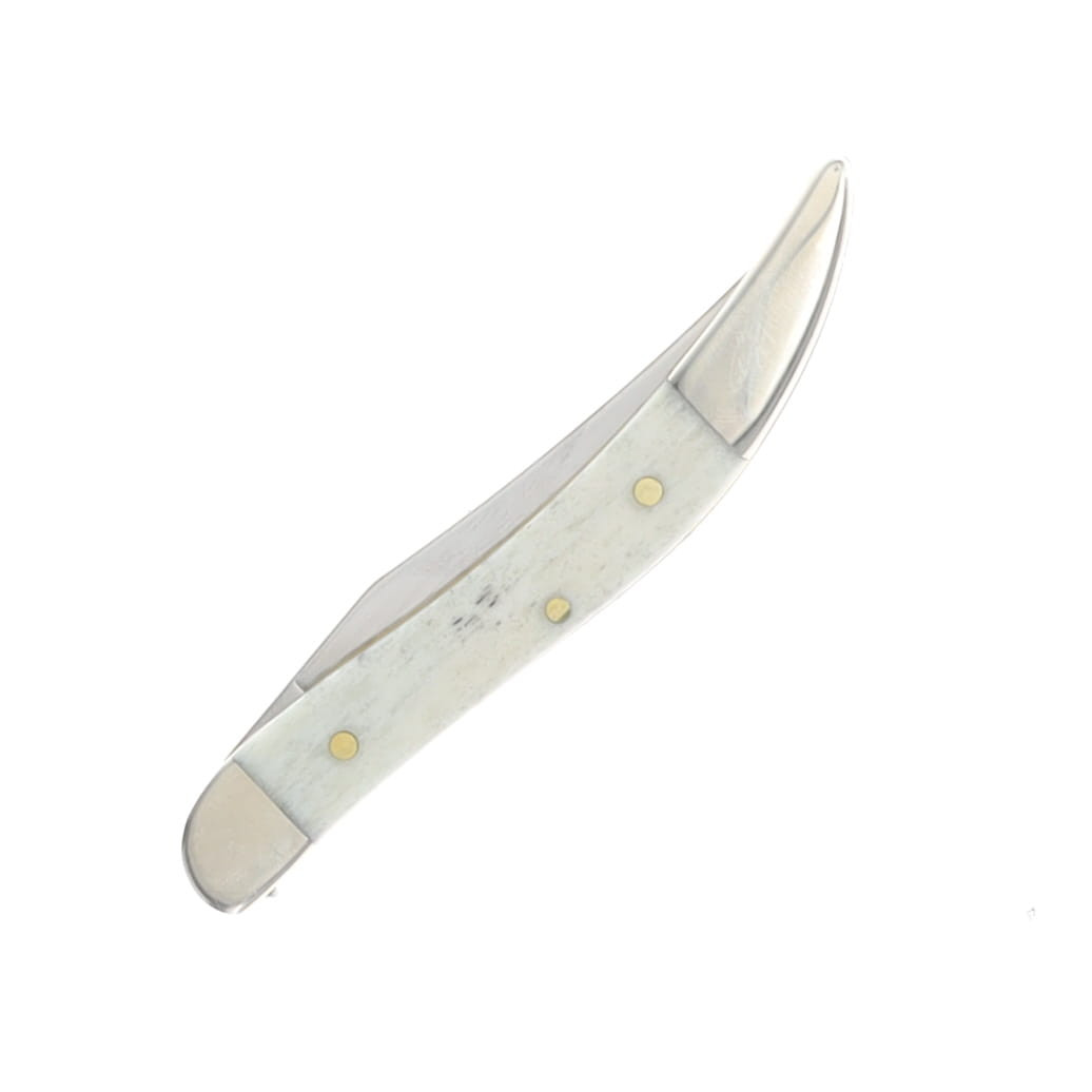 Case XX Natural Bone Small Texas Toothpick Folding Knife CA14024