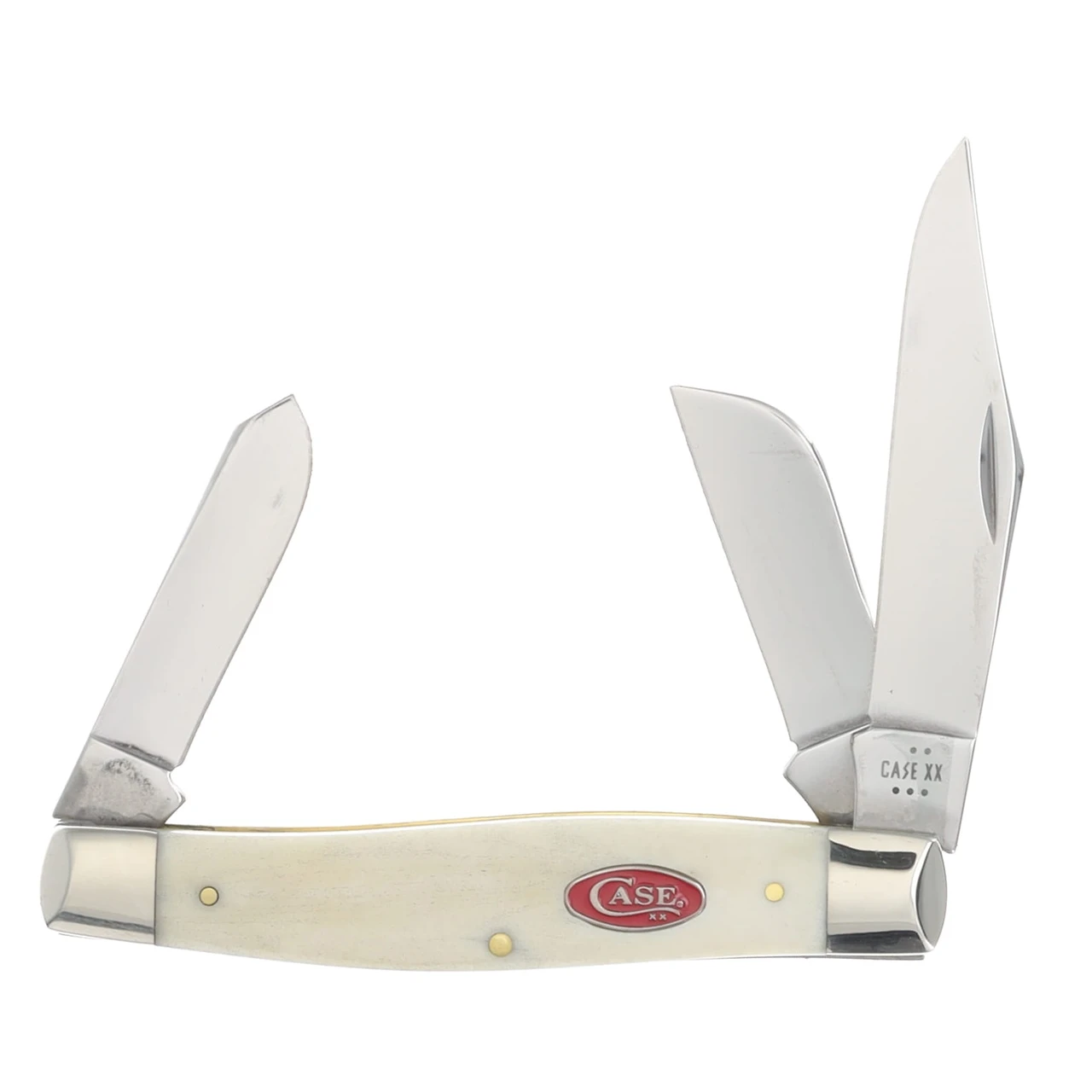 Case XX Natural Bone Large Stockman Folding Knife CA14025