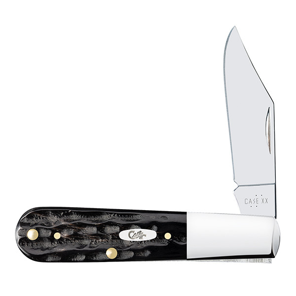 Case XX Jigged Buffalo Horn Single-Blade Barlow Folding Knife CA65033
