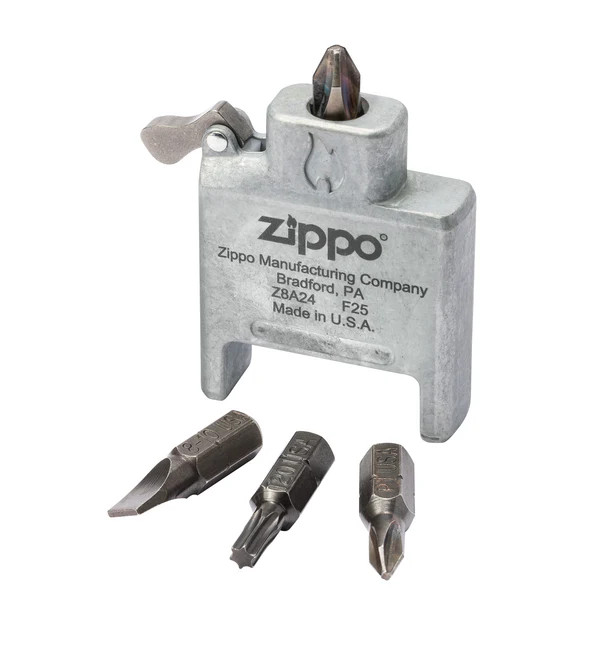 Case Zippo Bit Safe Screwdriver - Black Matte Lighter Case CA50298