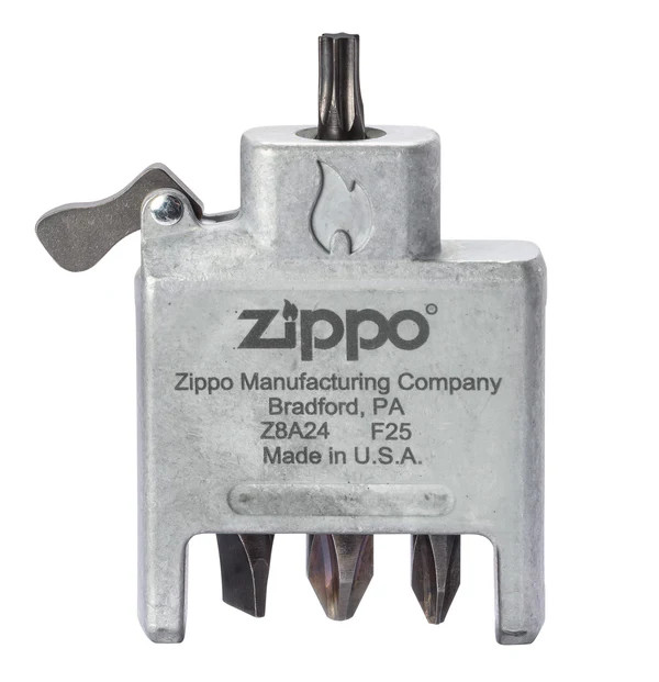 Case Zippo Bit Safe Screwdriver - Black Matte Lighter Case CA50298
