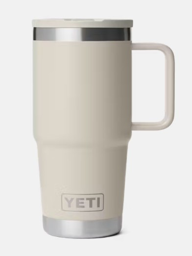Yeti Rambler 20 oz Travel Straw Mug Cape Taupe