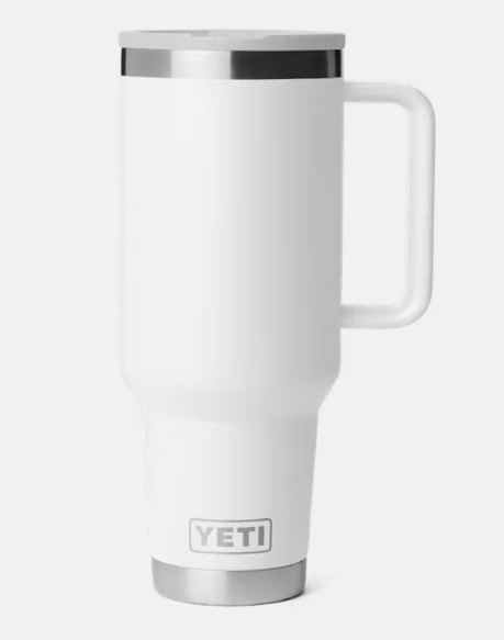 Yeti Rambler 40 oz Travel Straw Mug White