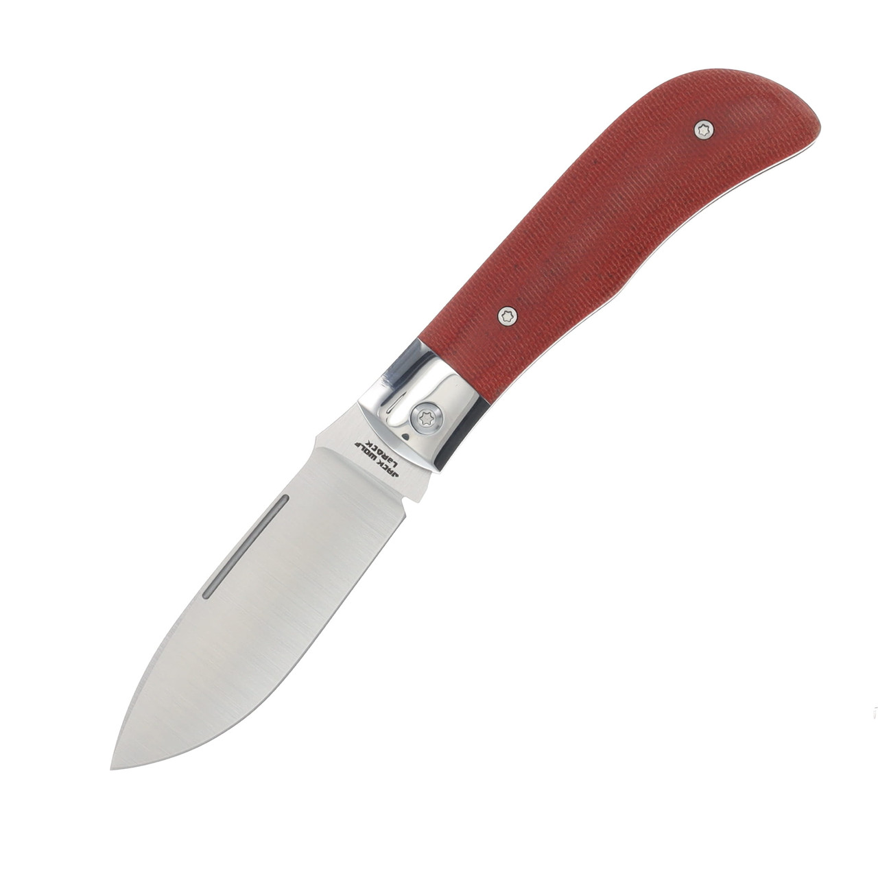 Jack Wolf Timber Jack Folding Knife Fire Canvas Micarta 1