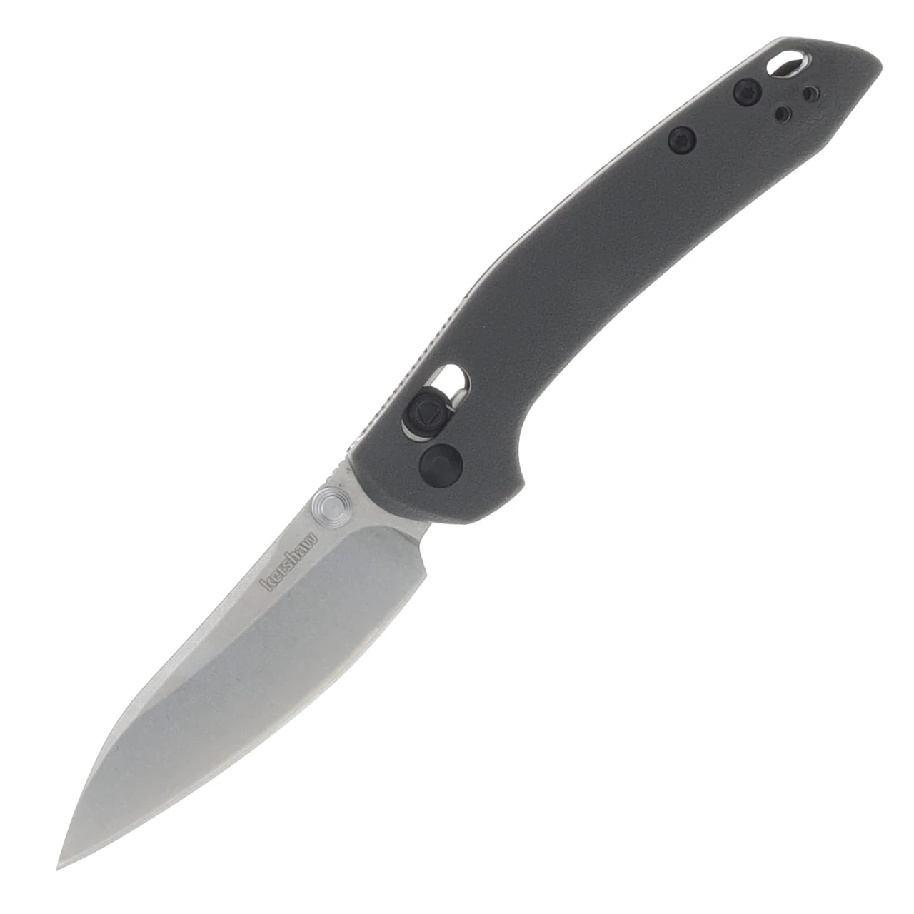 Kershaw Duster Folding Knife Stonewash 8Cr13MoVCharcoal Grey KS2059