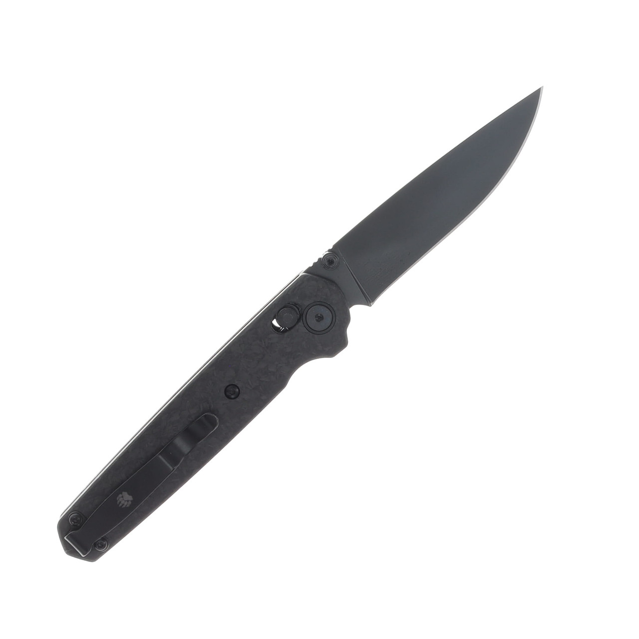 Bear & Son CF Lawman Folding Knife Carbon Fiber Handle Black M390