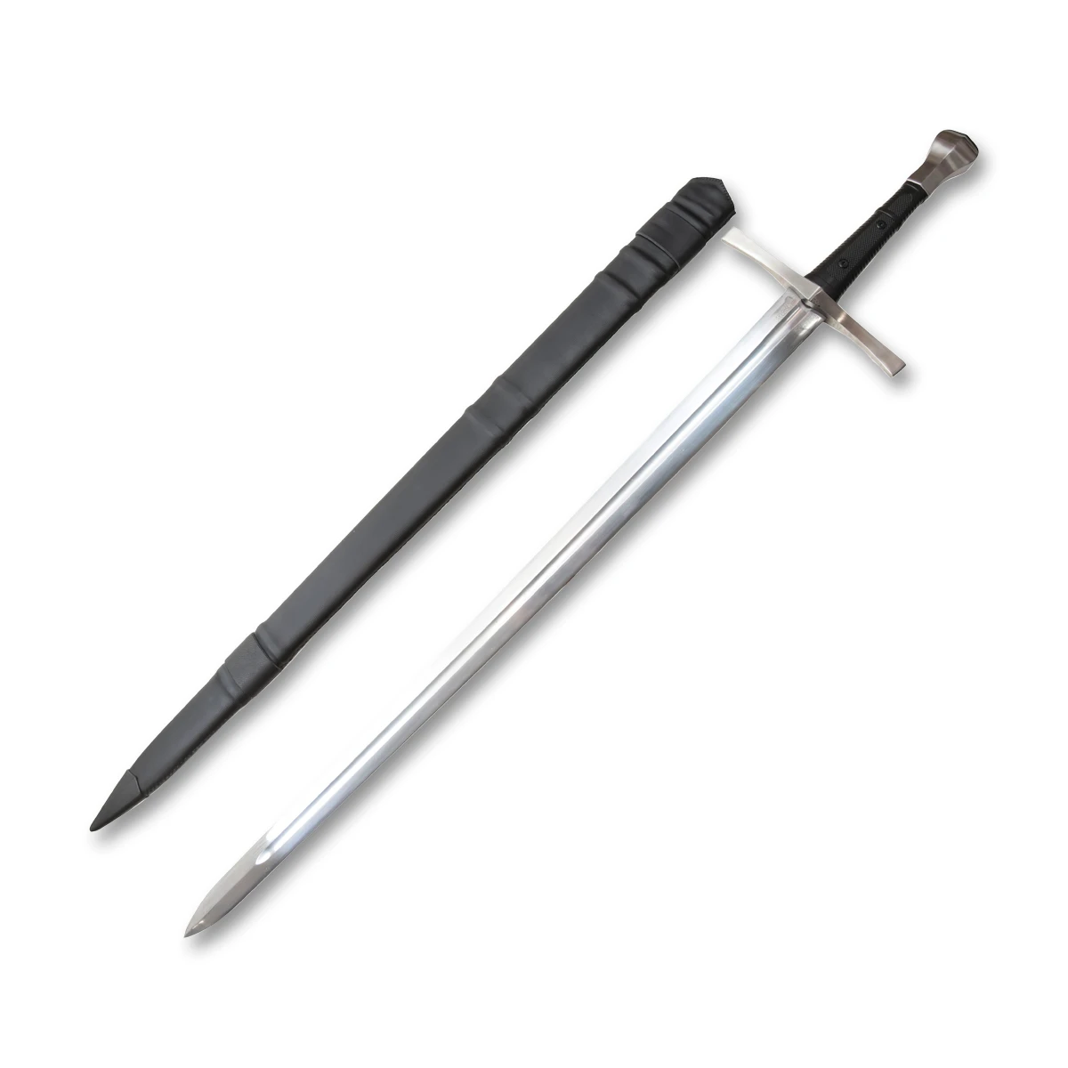 Battle Ready Medieval Shadow Sword 46" Overall with Scabbard BT2714