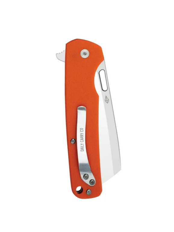Daily Carry Co. Gauntlet Model H Button Lock Folding Knife Satin