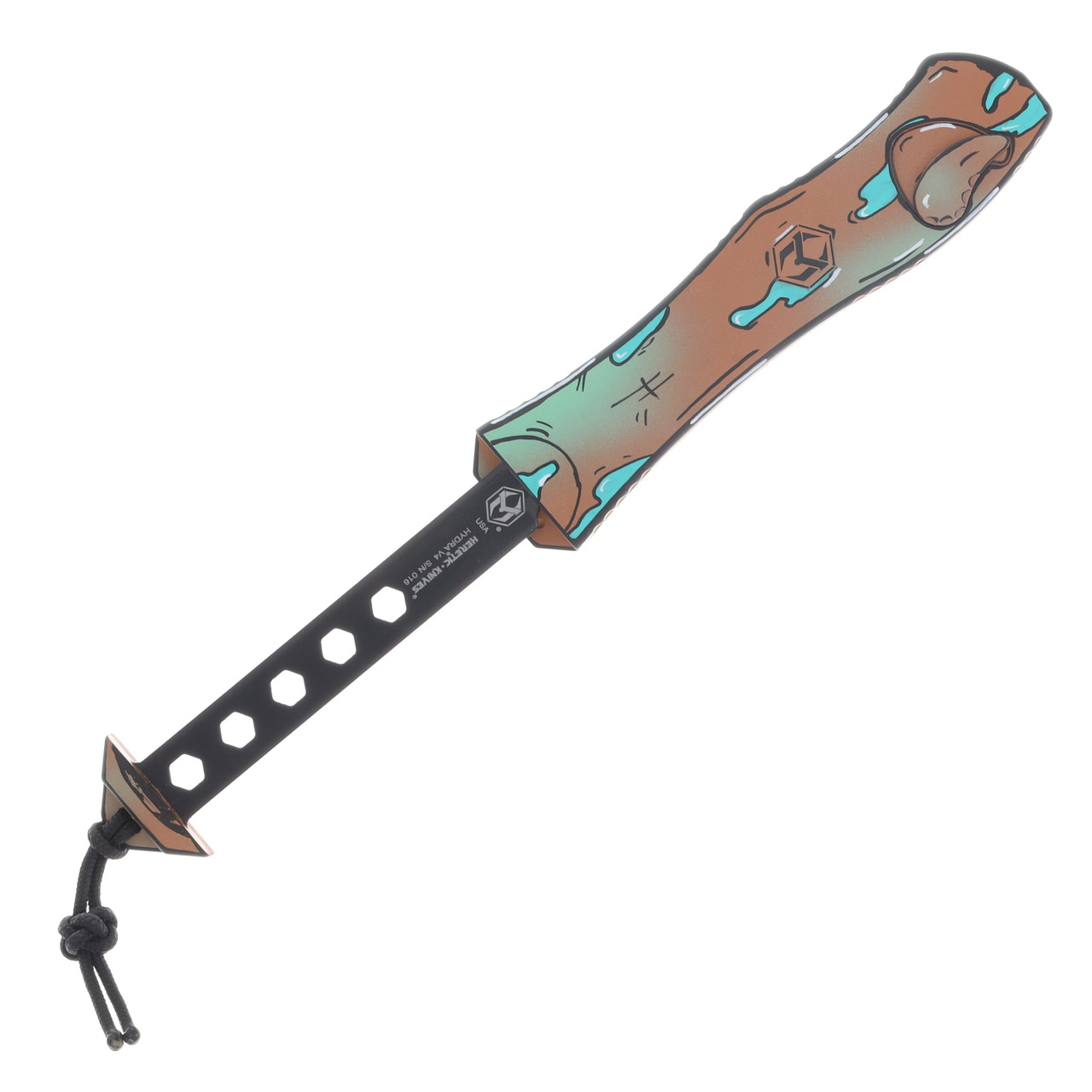 Heretic Hydra V4 Recurve OTF Auto Cel Shade Shipwreck H408-CS-SHIP