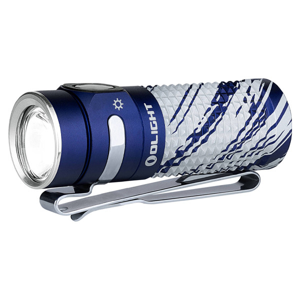 OLIGHT Baton 4 Powerful EDC Flashlight 1300 Lumens Arctic Flame
