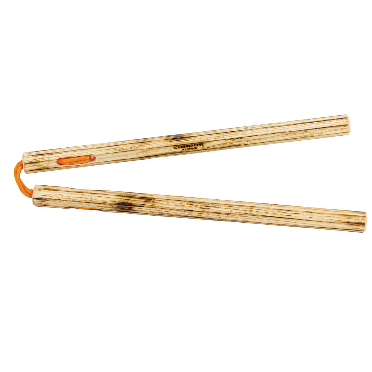 Condor Speedchucks Burnt American Hickory Nunchucks Nunchaku CTK60980