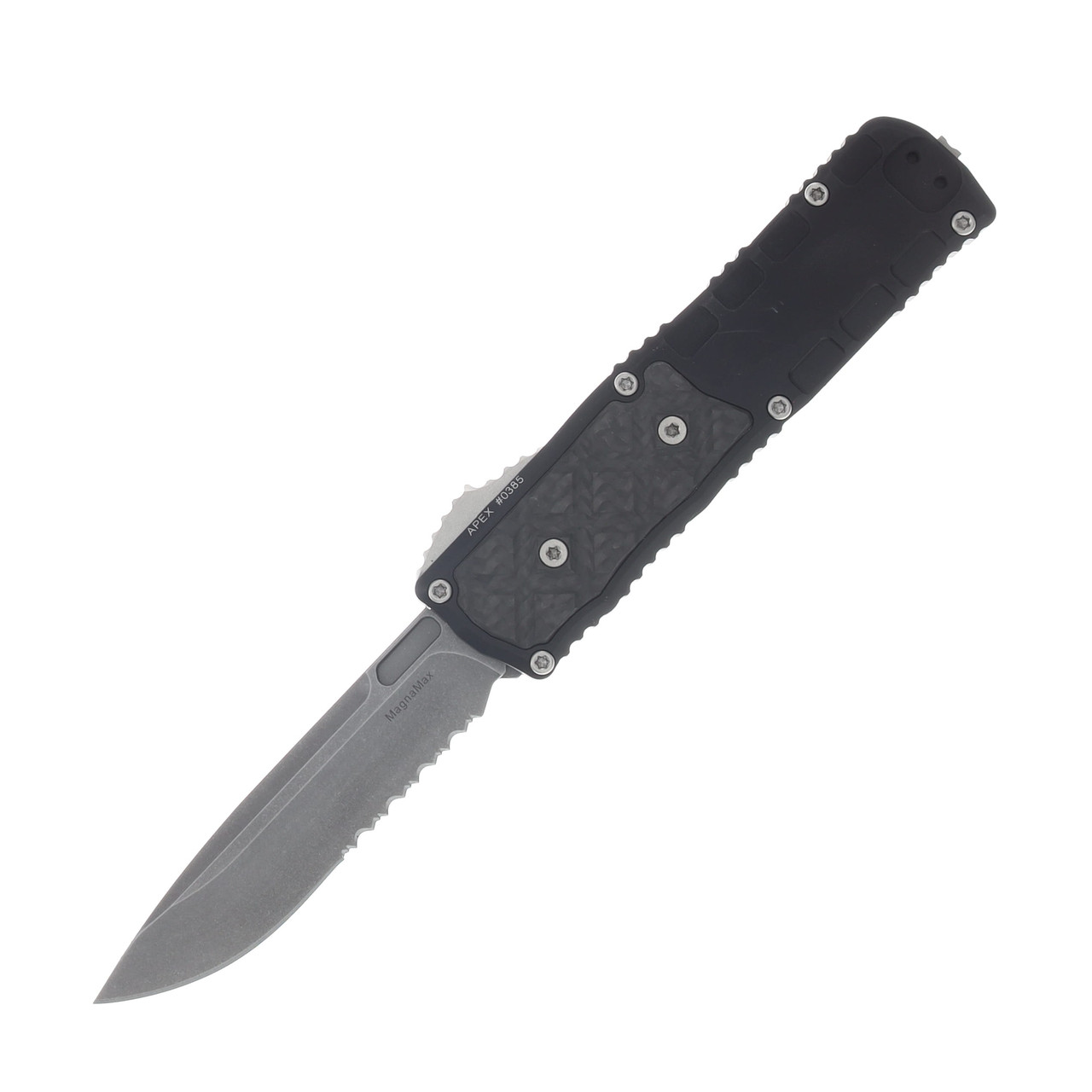 Guardian Tactical Apex OTF Auto Partially Serrated Stonewash