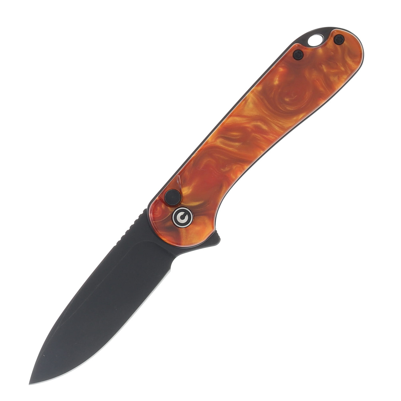 WOKE EDGE むつごろう Raccoon Crossbar Lock | Elmax Titanium Folding Knife Apex