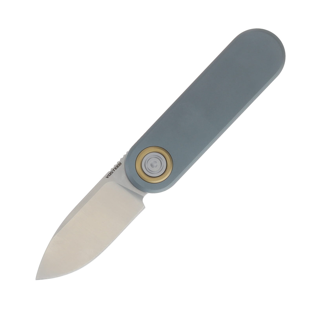 Vosteed Corgi-V Vanchor Lock Folding Knife Satin 14C28N/Gray Aluminum A3703
