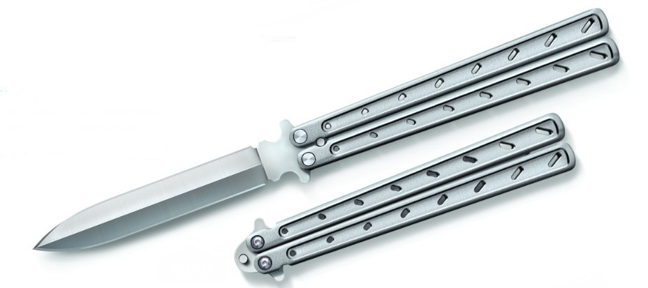 Cold Steel Heaven Butterfly Knife Aluminum Handle CPM S35VN Stainless Steel Blade CS-FL-46HVN