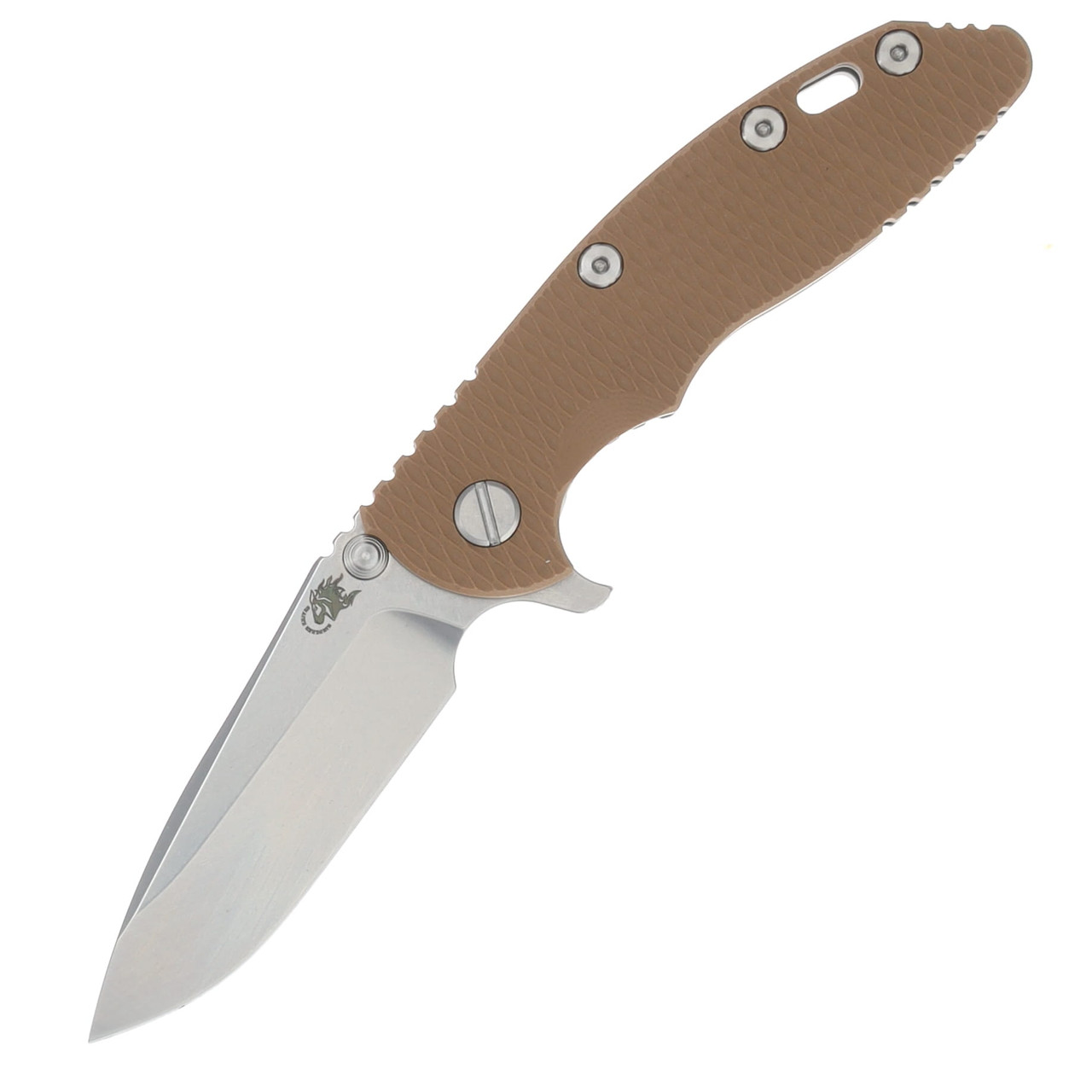 Hinderer 3.25 XM-18 Tri-Way Folding Knife Working Finish Coyote G-10 Handle SW Spear Point Blade KXM325SPEWFSWBLCY