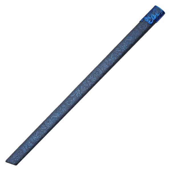 Blue Guardian Samurai Sword With Stand 27.5in Manganese Steel