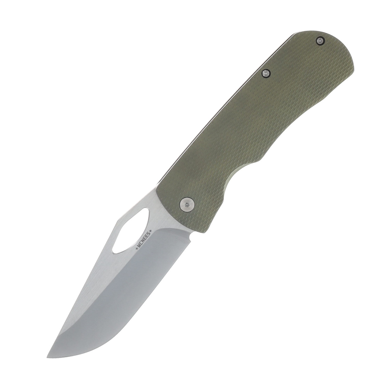 McNees 3.75 DX Dixon Folding Knife Diamond Green-Bronze Atomic