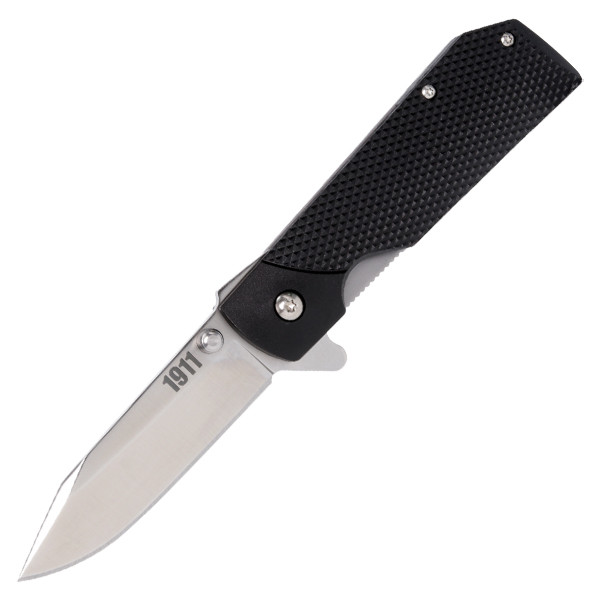 Cold Steel 1911 Folder Black Griv-Ex Handle 4034SS Clip Point Blade CS-20NPJAAZ