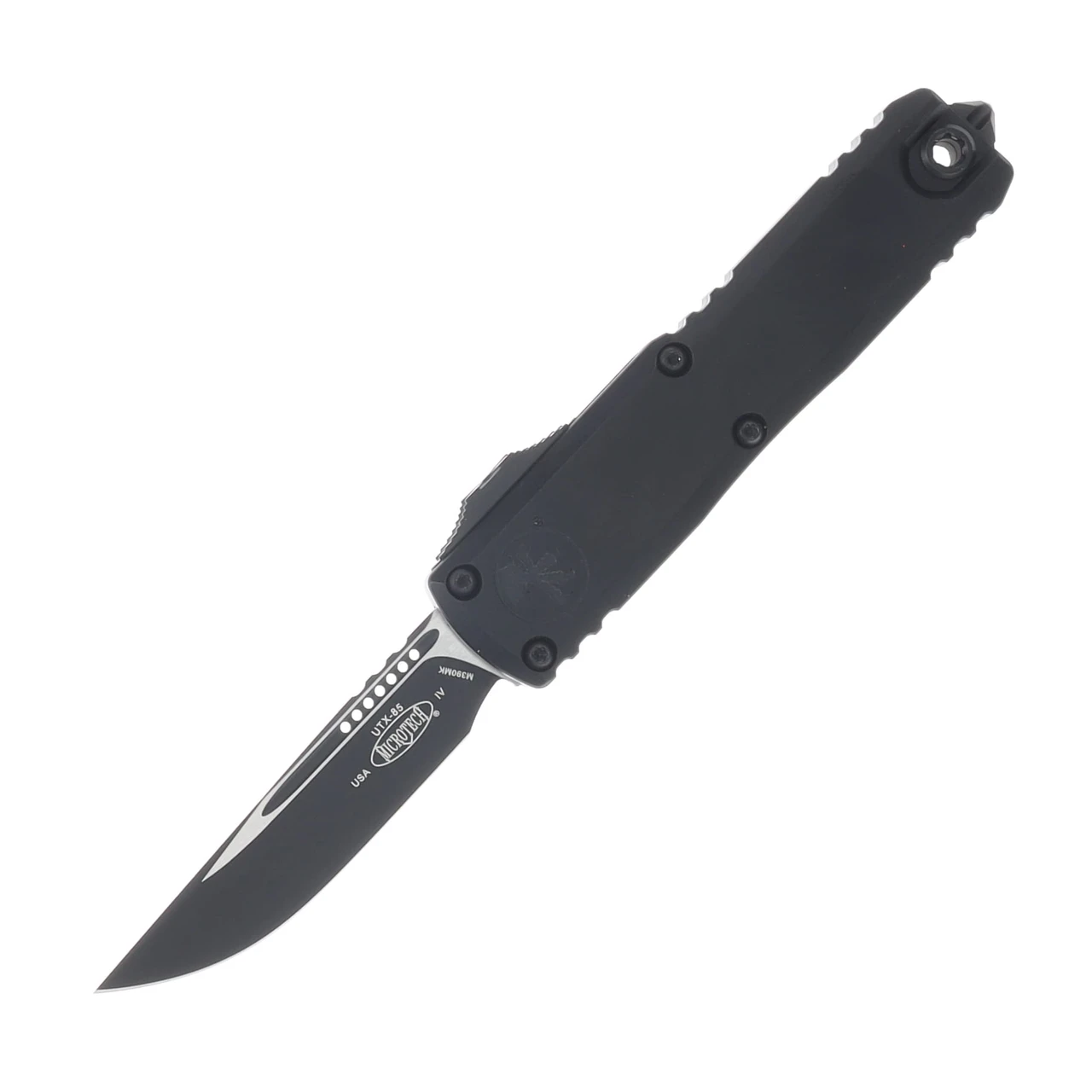 Microtech UTX-85 GEN IV OTF Auto S/E Black Standard Black Tactical AUMT123141T