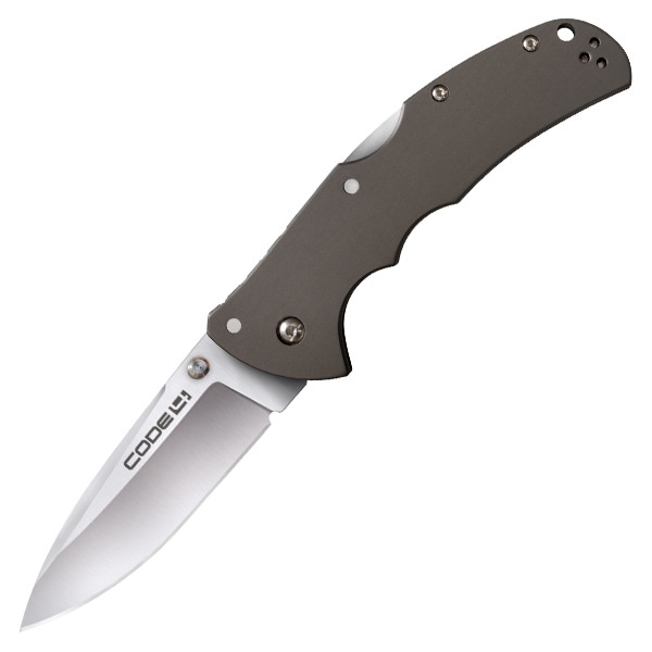 Cold Steel Code 4 Folding Knife S35VN/Gunmetal Aluminum CS-58PS