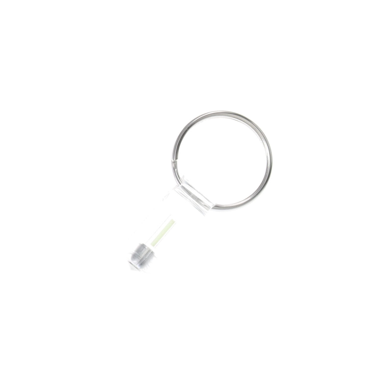 Glow Rhino Spark Glow Fob - Clear Plastic with M Green Tritium SPARK-001-XG
