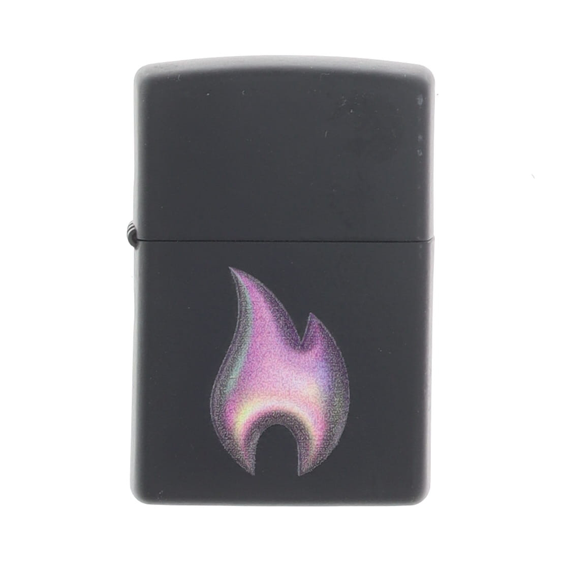 Zippo Flame Design Black Matte Purple Flame ZP46965