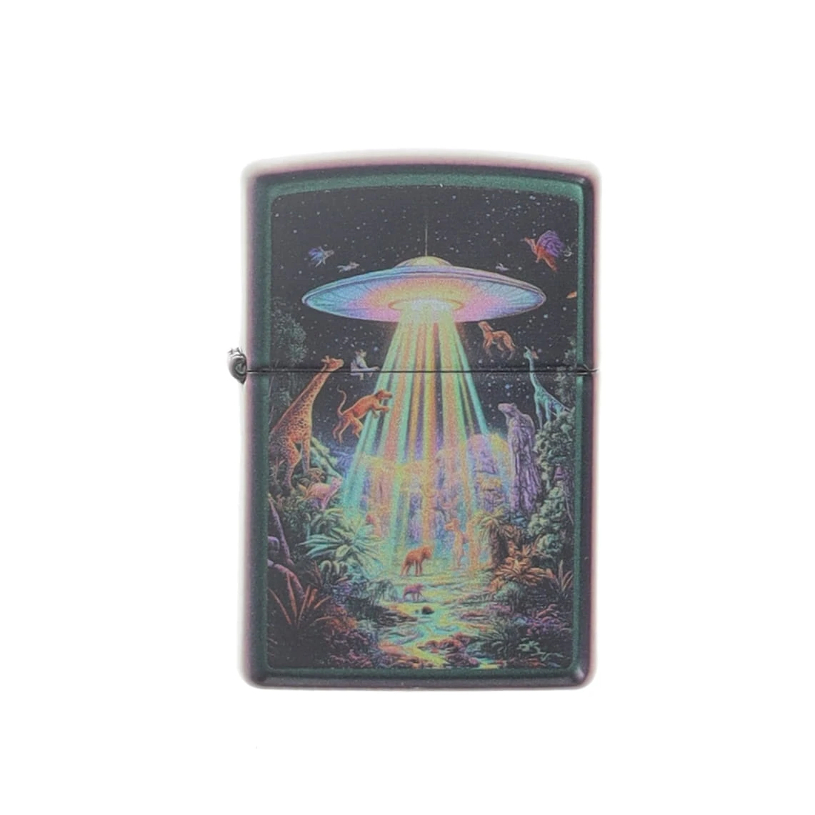 Zippo Alien Abduction Design Iridescent Base ZP46941