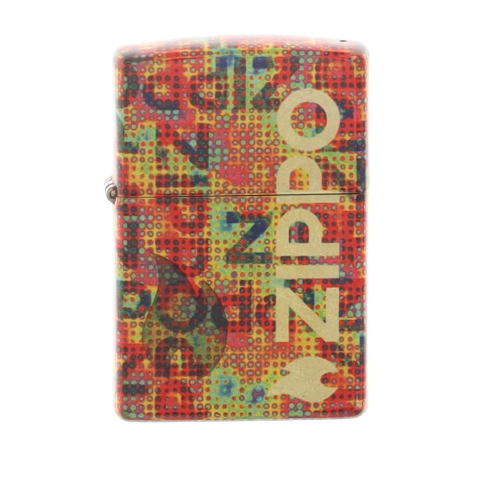 Zippo Pixel Fusion 540 Design Multi Color Logos ZP46386