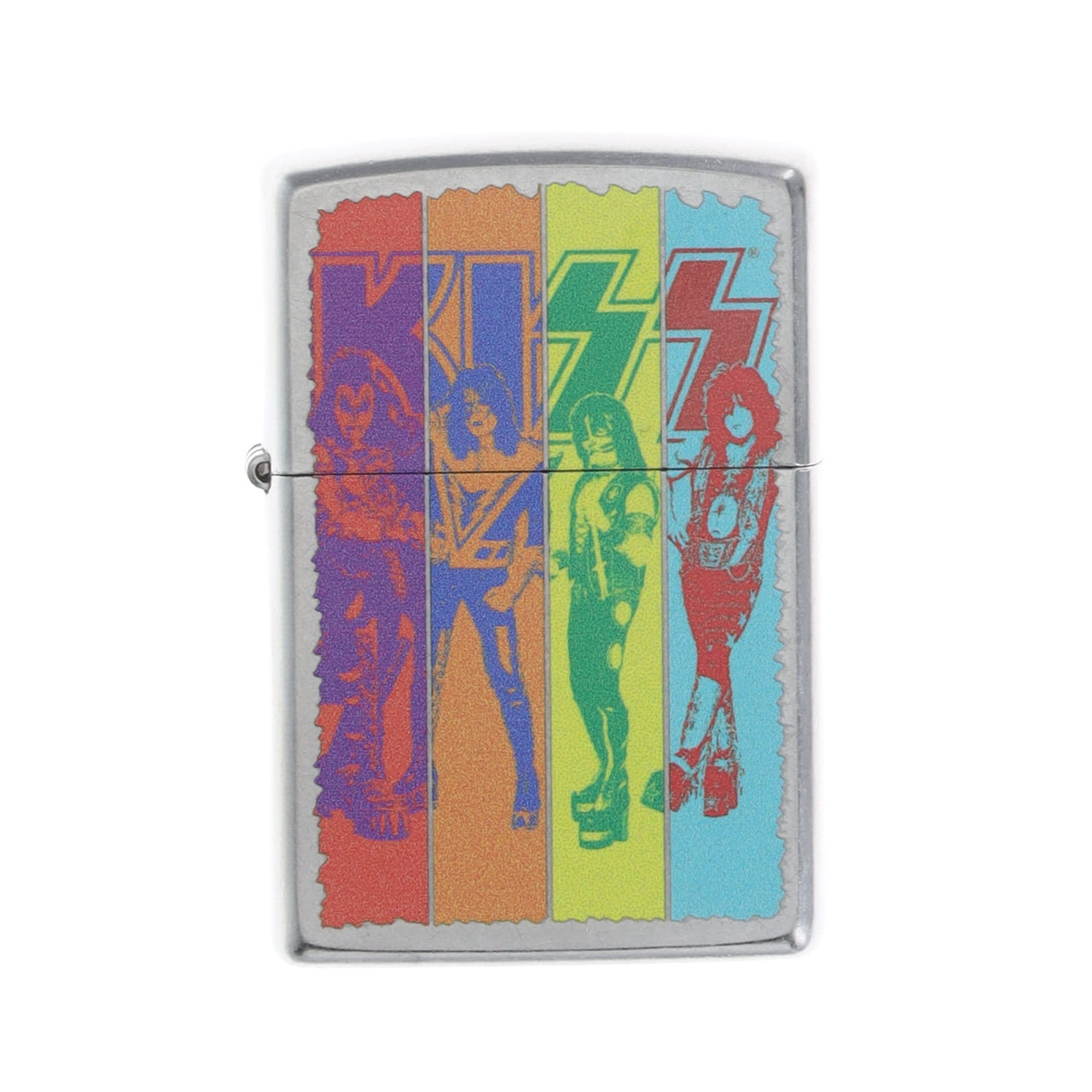 Zippo Kiss Multi Color Logo Street Chrome ZP47244 - Smoky Mountain