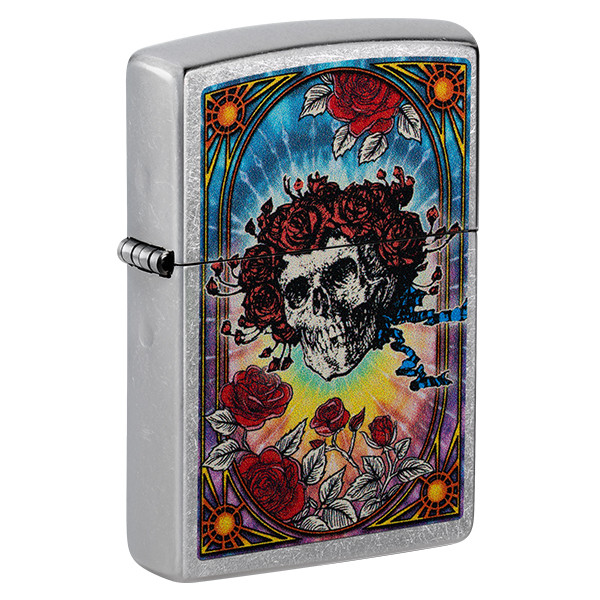Zippo Grateful Dead Skull & Roses Design ZP47248 - Smoky Mountain
