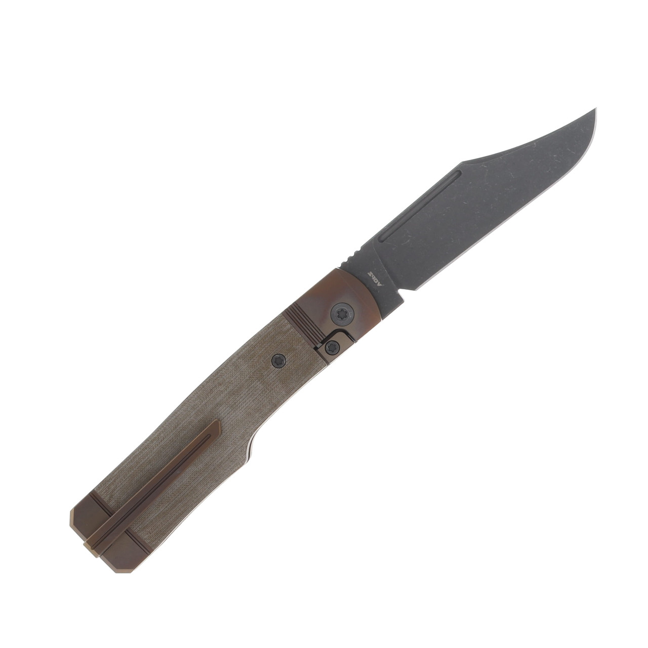 Jack Wolf Gunslinger Jack Framelock Folding Knife Acid Stonewash