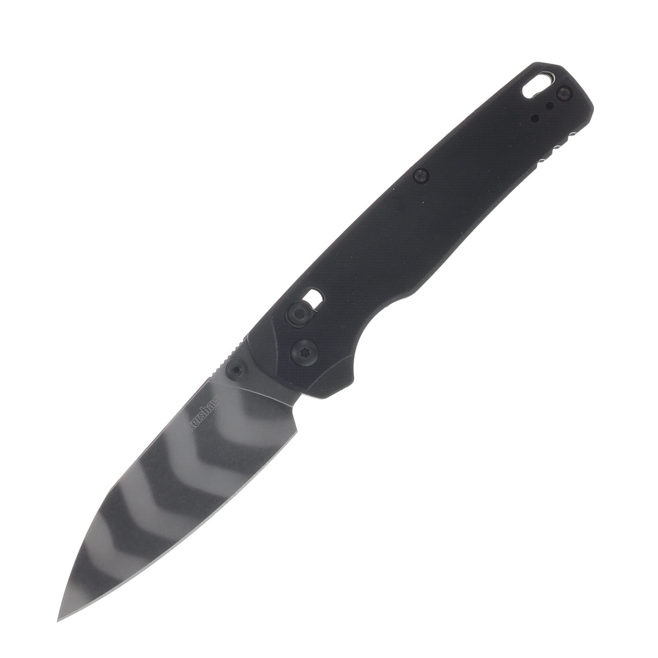 Kershaw Bel Air XL Duralock Black G-10 handle Tiger Stripe