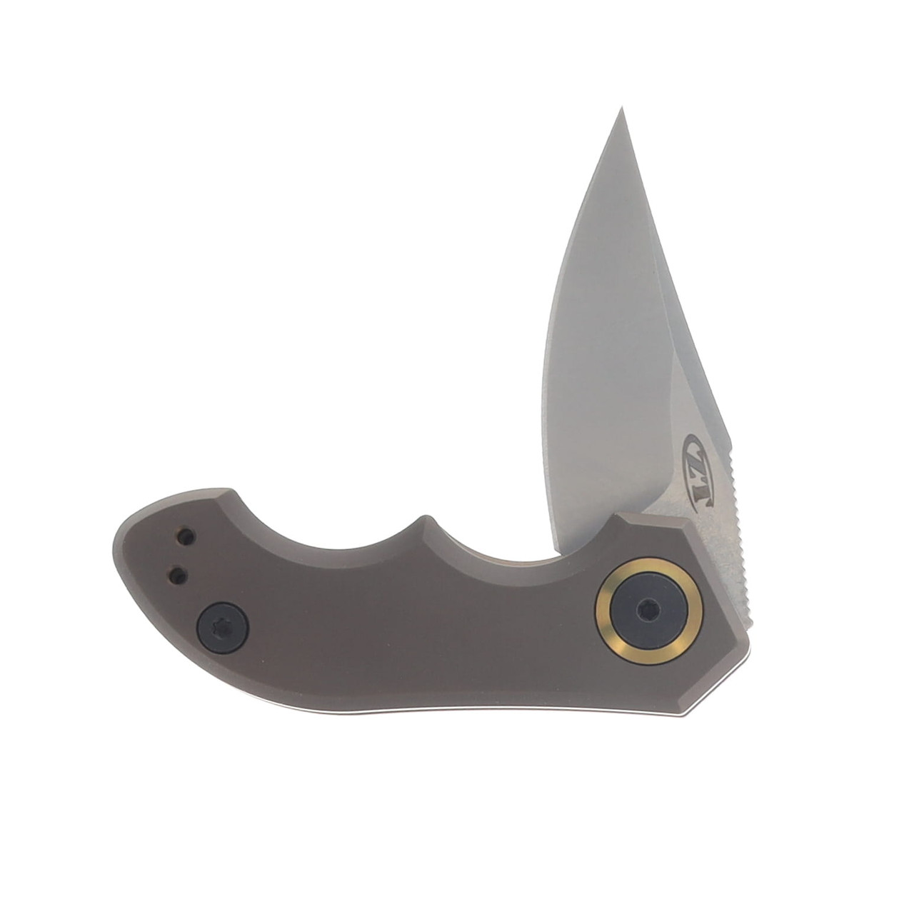 Zero Tolerance Small Galyean Bronze Titanium Handle Stonewash CPM