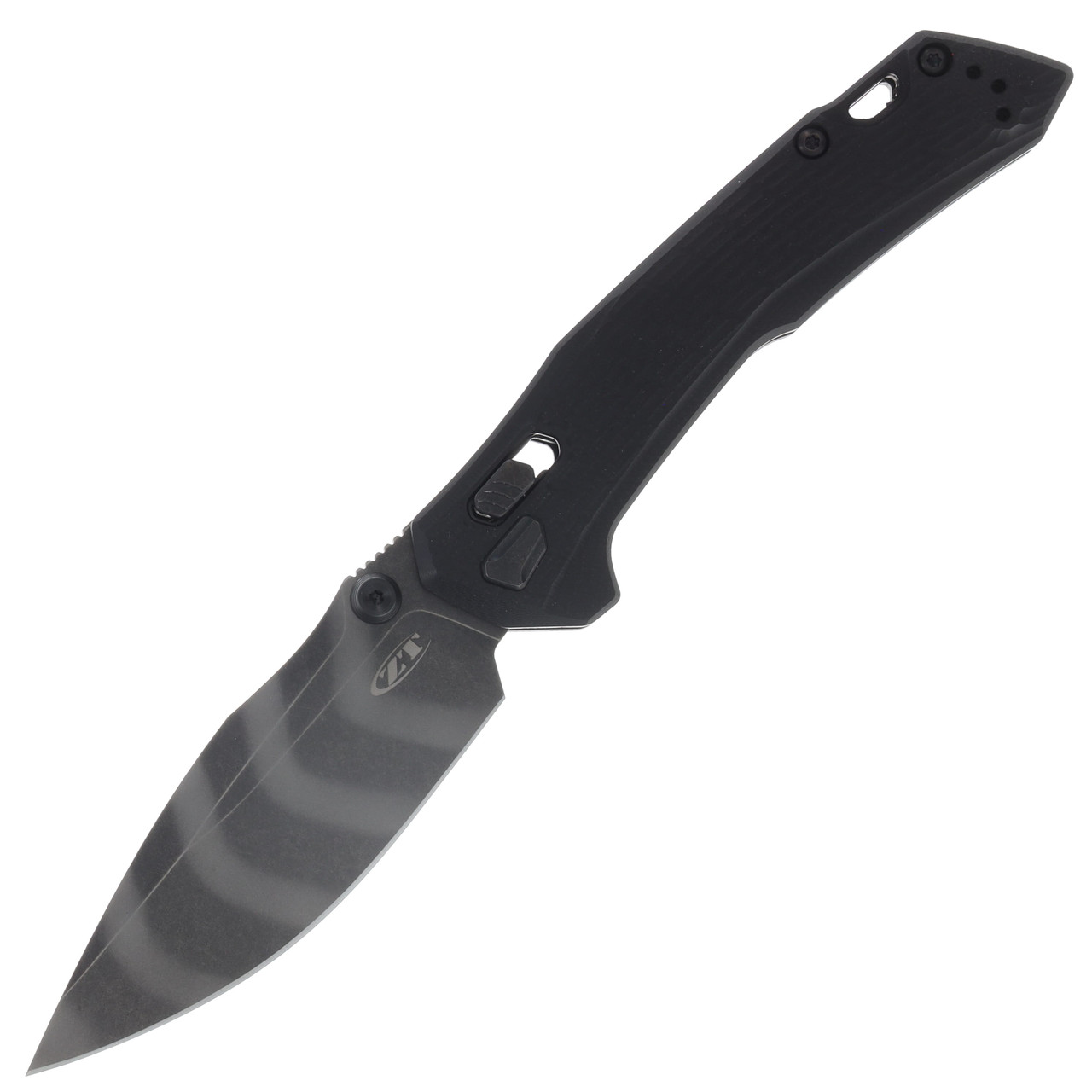 Zero Tolerance Black Textured G-10 Handle Tiger Stripe Camo CPM-M4 Blade ZT0203BLKTS