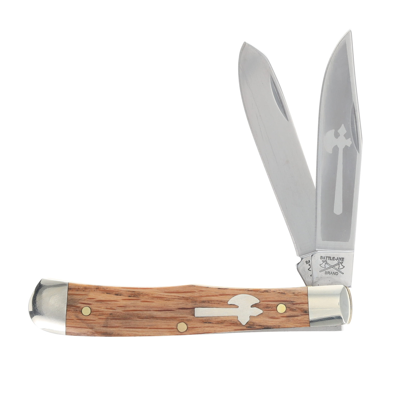 Battle Axe 2-Bld. Trapper Oak Handle CCBA7219-O