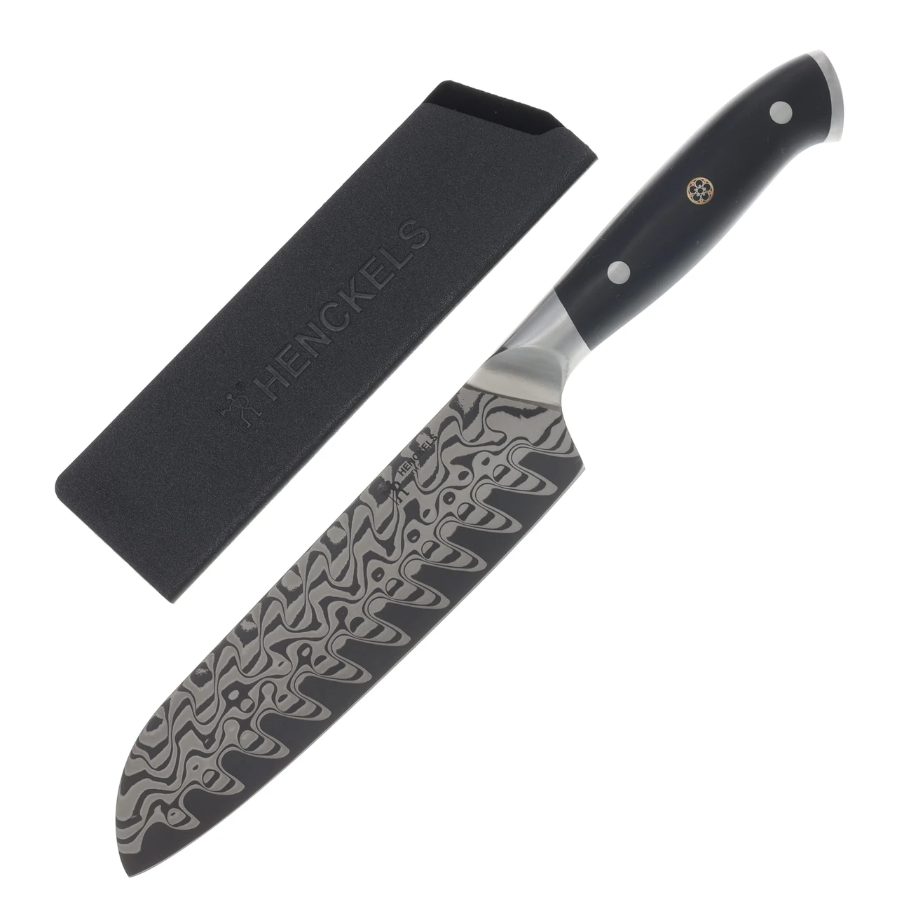 Henckels Compass Damascus 7in Santoku Knife 1033010