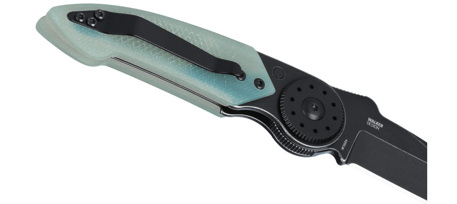 CRKT River Walker Jade – Black 2.93in Plain Black Stonewash