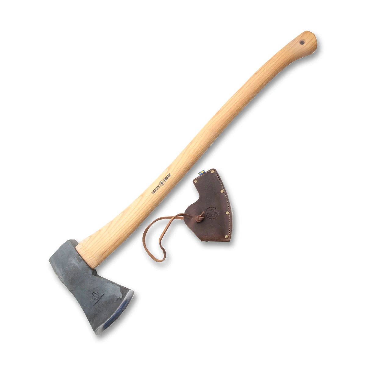 Hults Bruk Jursla Felling Axe Curved American Hickory Handle H840721