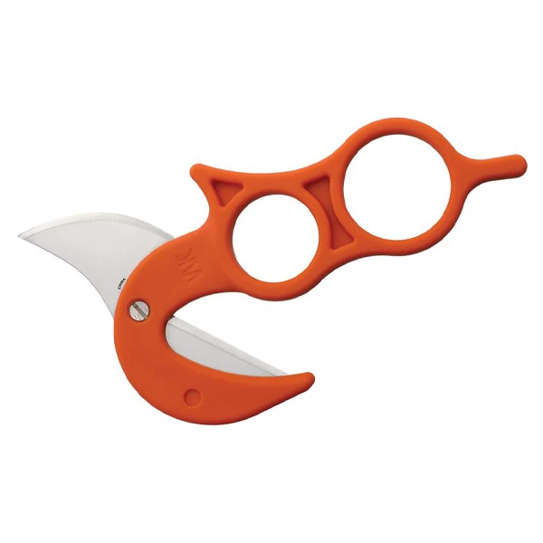 Wyoming Field Dressing Knife Fixed Blade Orange with Nylon Sheath (Boxed) WY3
